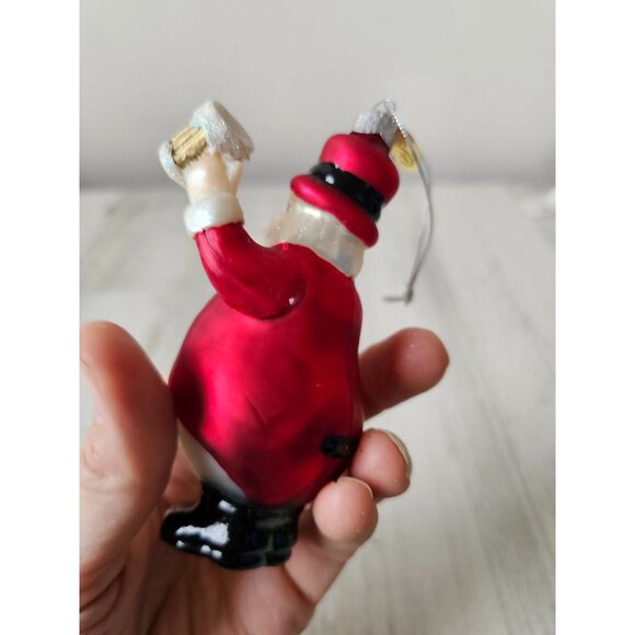 Scf Cannon falls Santa beer glass ornament leprechaun three-leaf clover St Patri - Picture 3 of 7